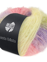 Lana Grossa Basta Mista -112-Crème/vanille/limoen/grijsgroen/roze/lila/lavendel