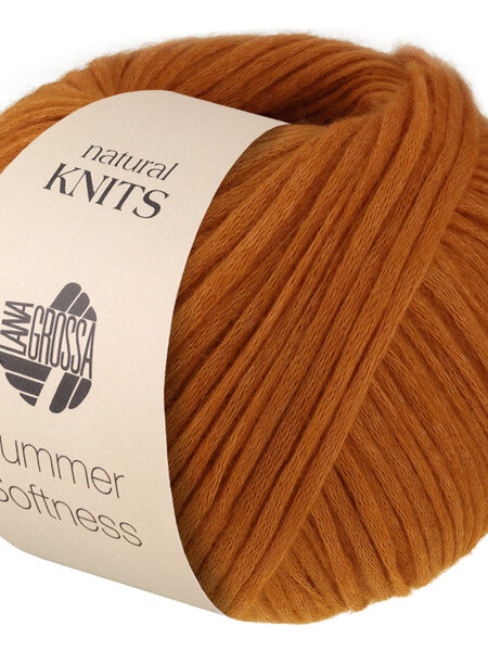 Lana Grossa Summer Softness -Lana Grossa -22 bruinoranje