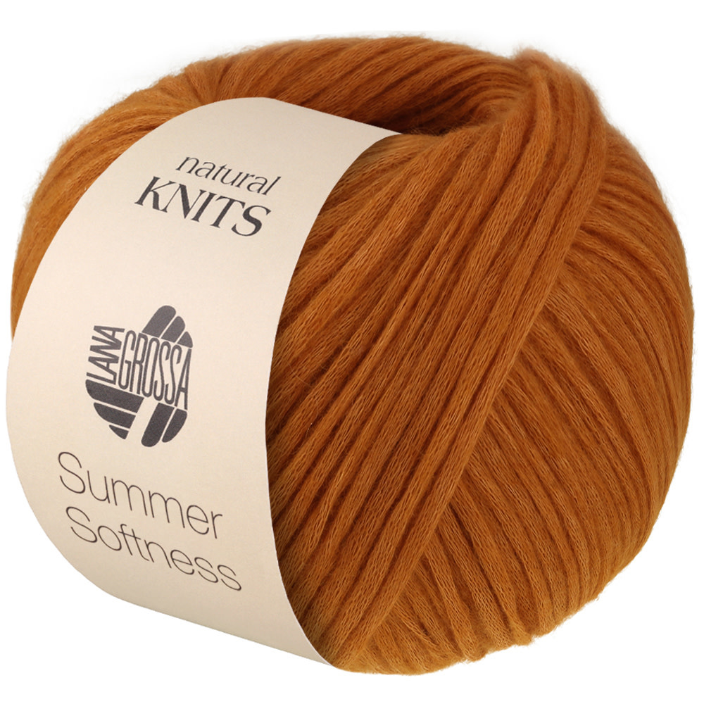 Lana Grossa Summer Softness -Lana Grossa -22 bruinoranje
