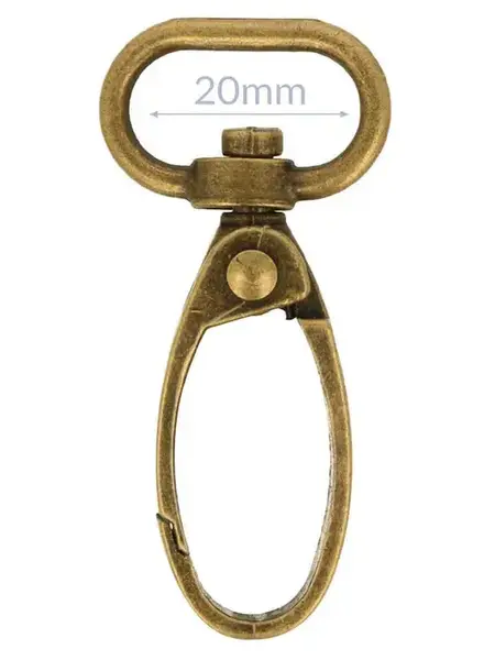 Musketonhaak 20mm