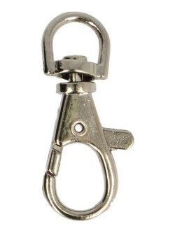 musketonhaak 10mm - antiek zilver