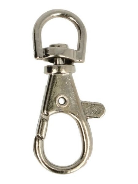 musketonhaak 10mm - antiek zilver