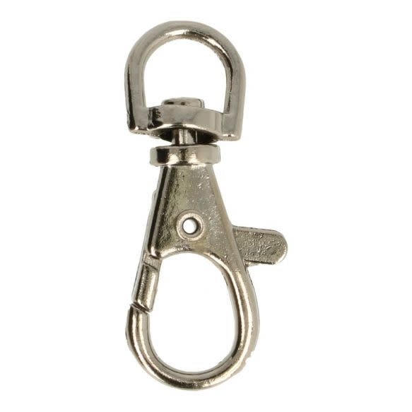 musketonhaak 10mm - antiek zilver