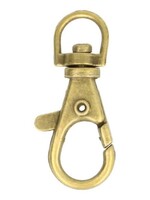 musketonhaak 10mm - antiek goud