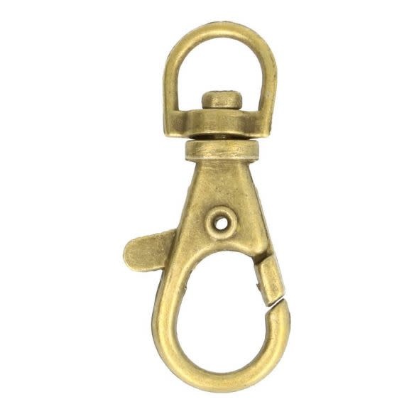 musketonhaak 10mm - antiek goud