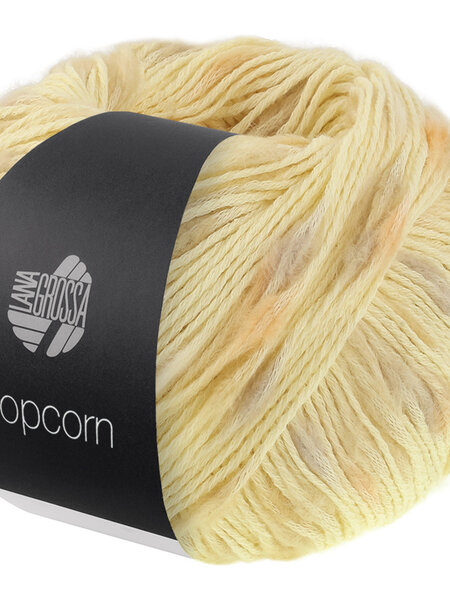 Lana Grossa Popcorn -01 Vanille/Beige/Geel/Oranje