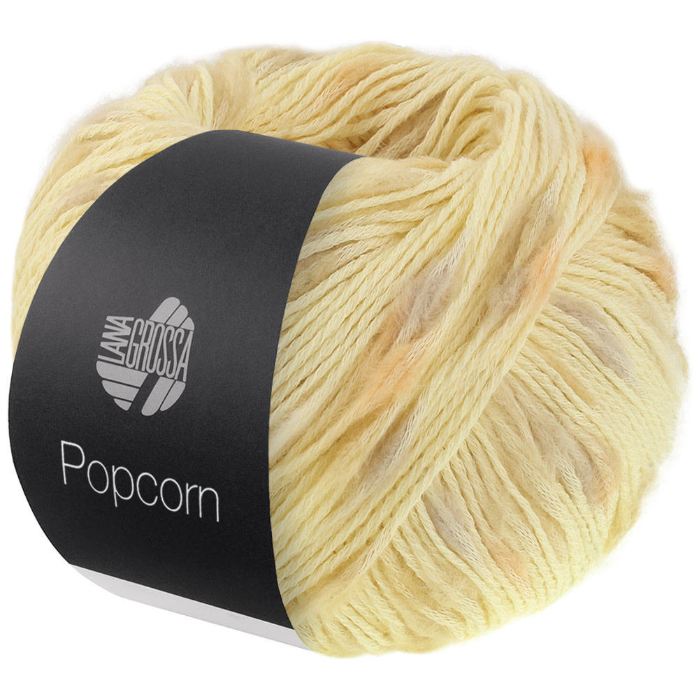 Lana Grossa Popcorn -01 Vanille/Beige/Geel/Oranje