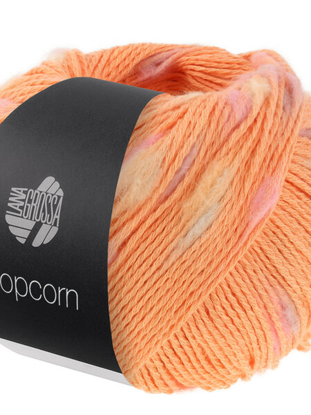 Lana Grossa Popcorn -02 Mandarijn/Rosa/Vanille/Flieder