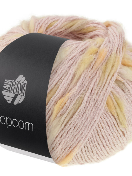 Lana Grossa Popcorn -04 Pastelroze/Zachtgeel/Lichtgrijs/Perzik