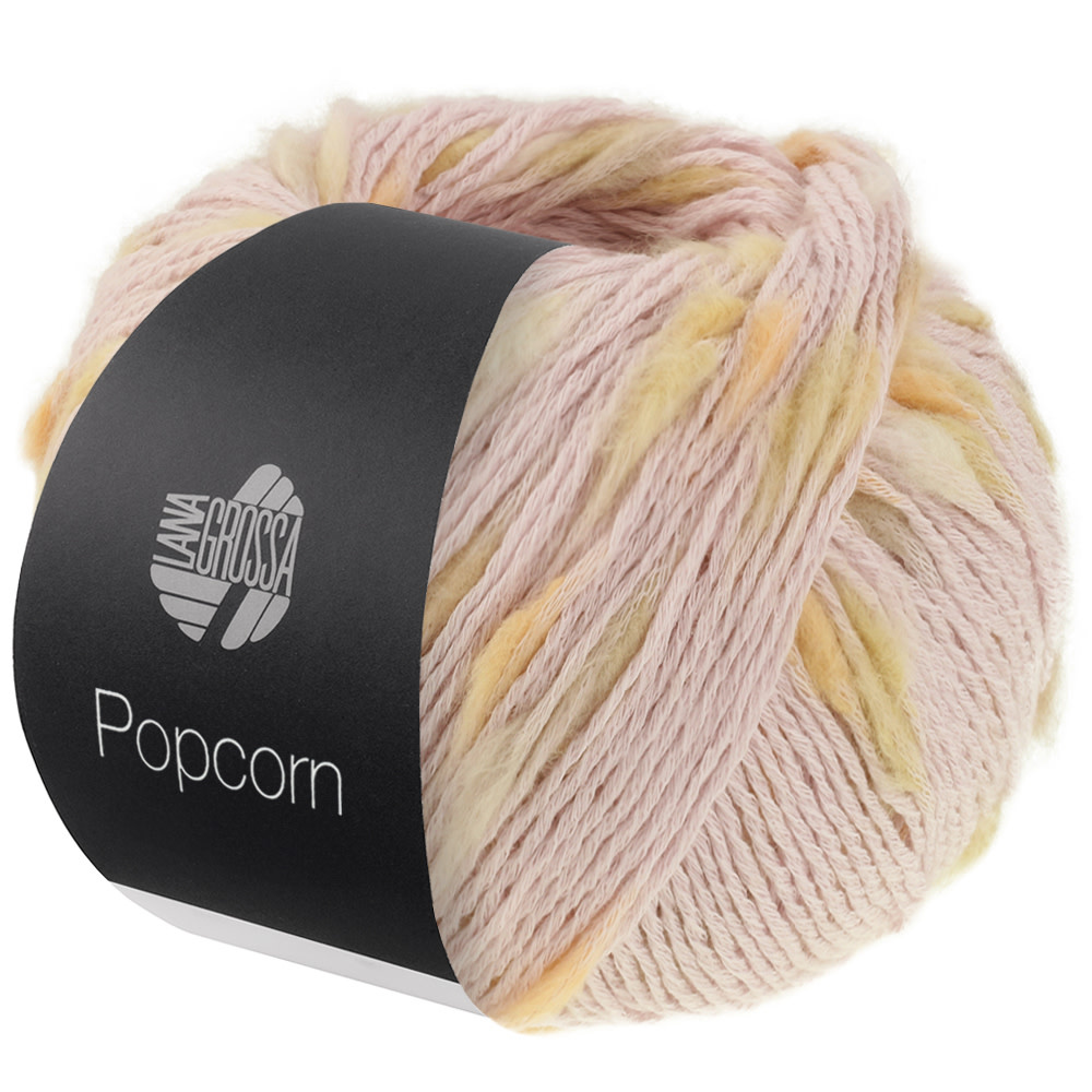 Lana Grossa Popcorn -04 Pastelroze/Zachtgeel/Lichtgrijs/Perzik