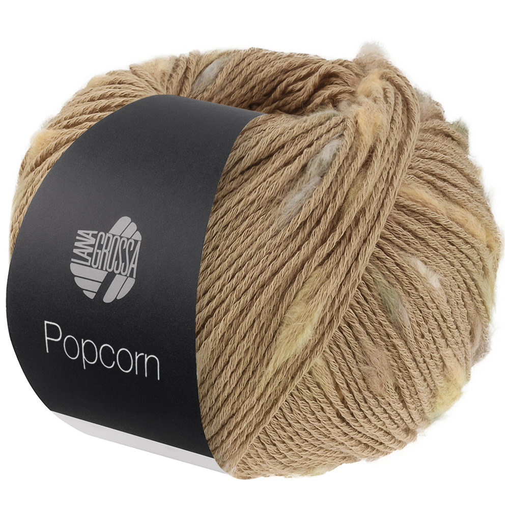 Lana Grossa Popcorn -12 Kameel/Beige/Zand/Grijs