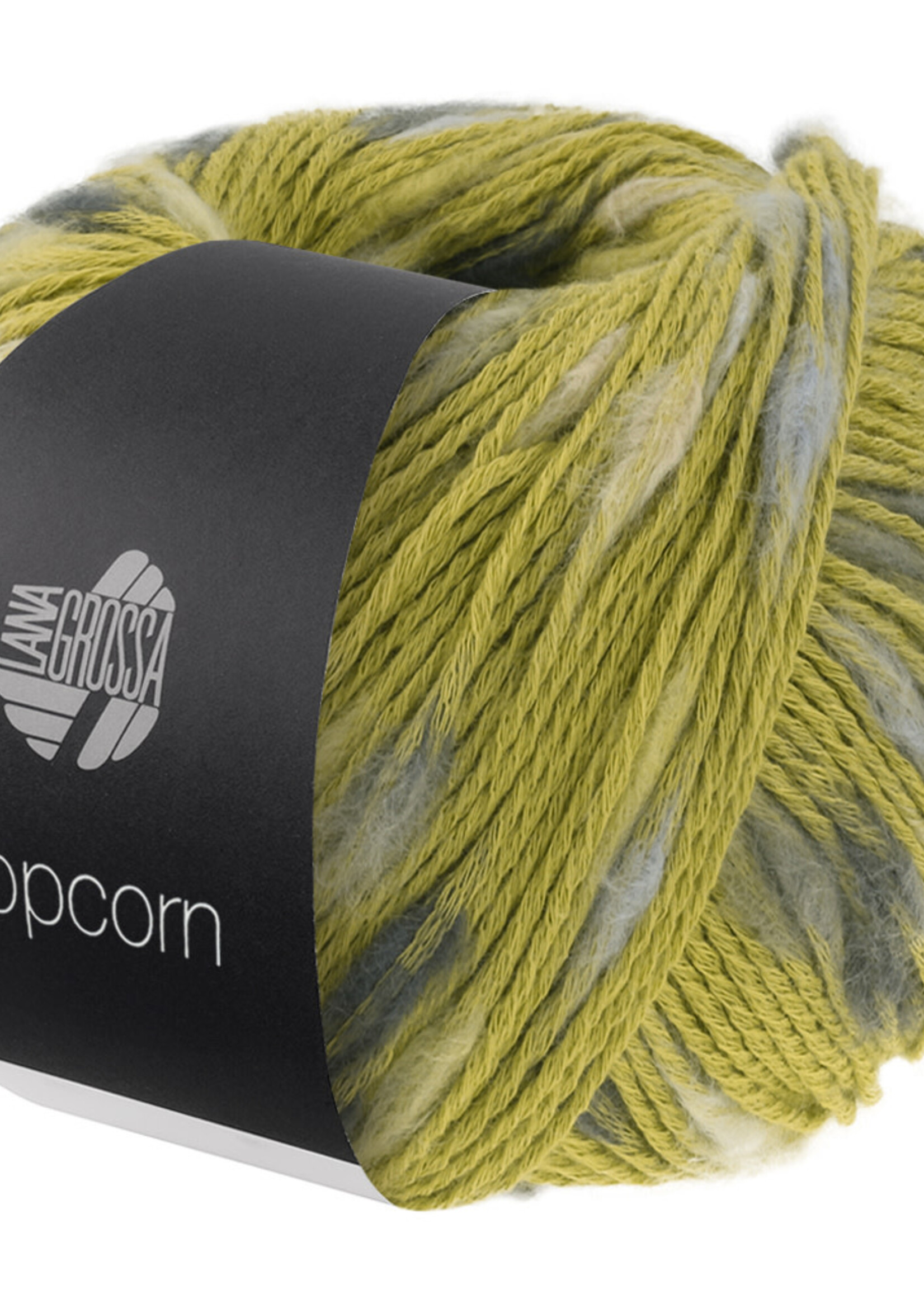 Lana Grossa Popcorn -Lana Grossa -14 Pistache/lichtbeige/licht-/donkergrijs