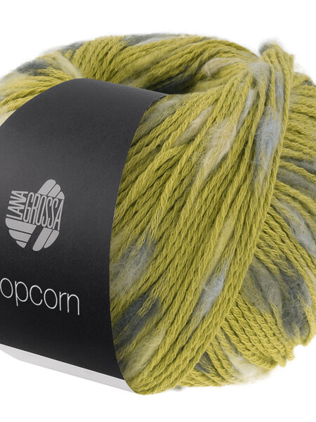 Lana Grossa Popcorn -14 Pistache/lichtbeige/licht-/donkergrijs