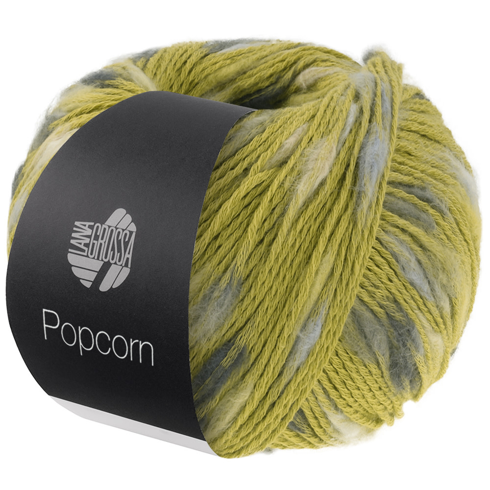 Lana Grossa Popcorn -14 Pistache/lichtbeige/licht-/donkergrijs