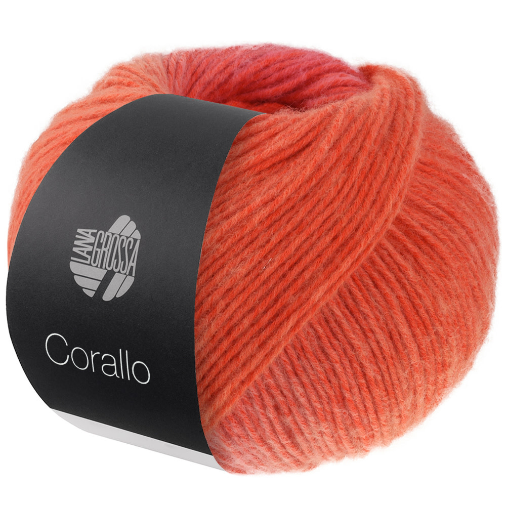 Lana Grossa Corallo -Lana Grossa -02 Framboos/rood