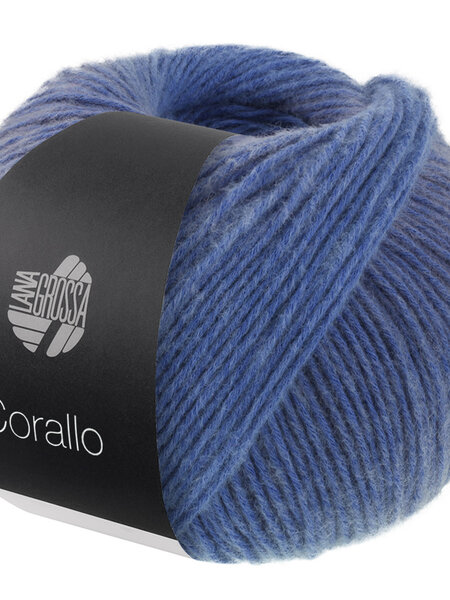 Lana Grossa Corallo -06 Staal/grijsblauw/blauw