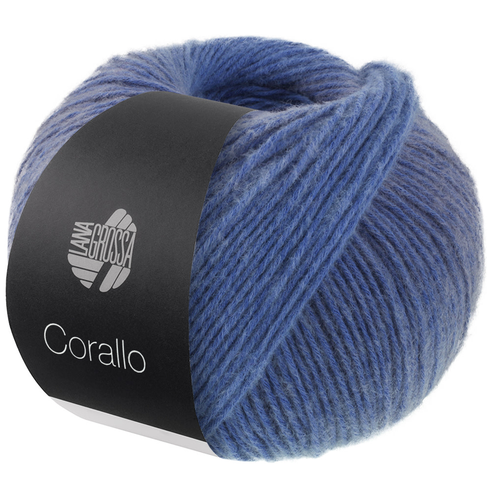 Lana Grossa Corallo -06 Staal/grijsblauw/blauw