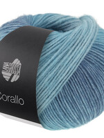 Lana Grossa Corallo -Lana GRossa -07 Lichtturkoois/turkoois/jeans