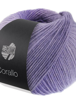 Lana Grossa Corallo -08 Lila/lavendel/grijs-paars