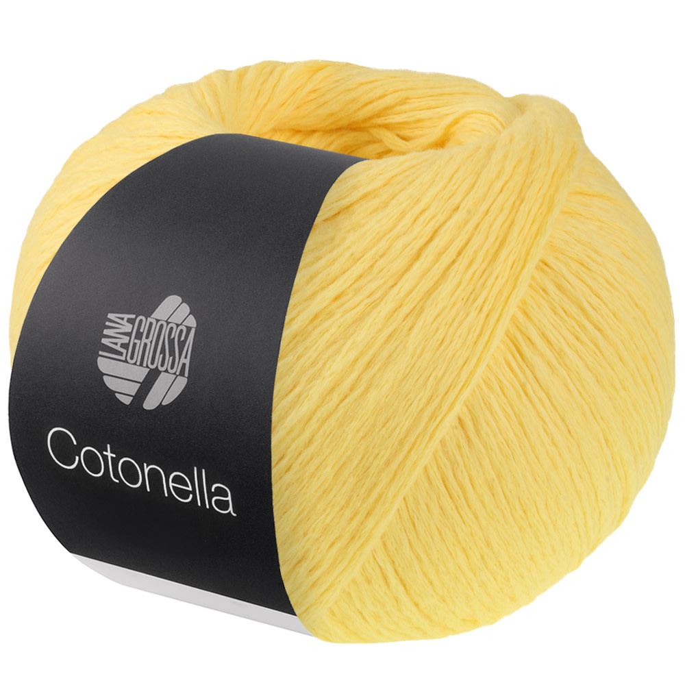 Lana Grossa Cotonella Uni-205 geel
