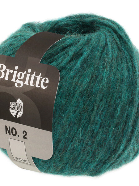 Lana Grossa Brigitte no2 -28 donkergroen
