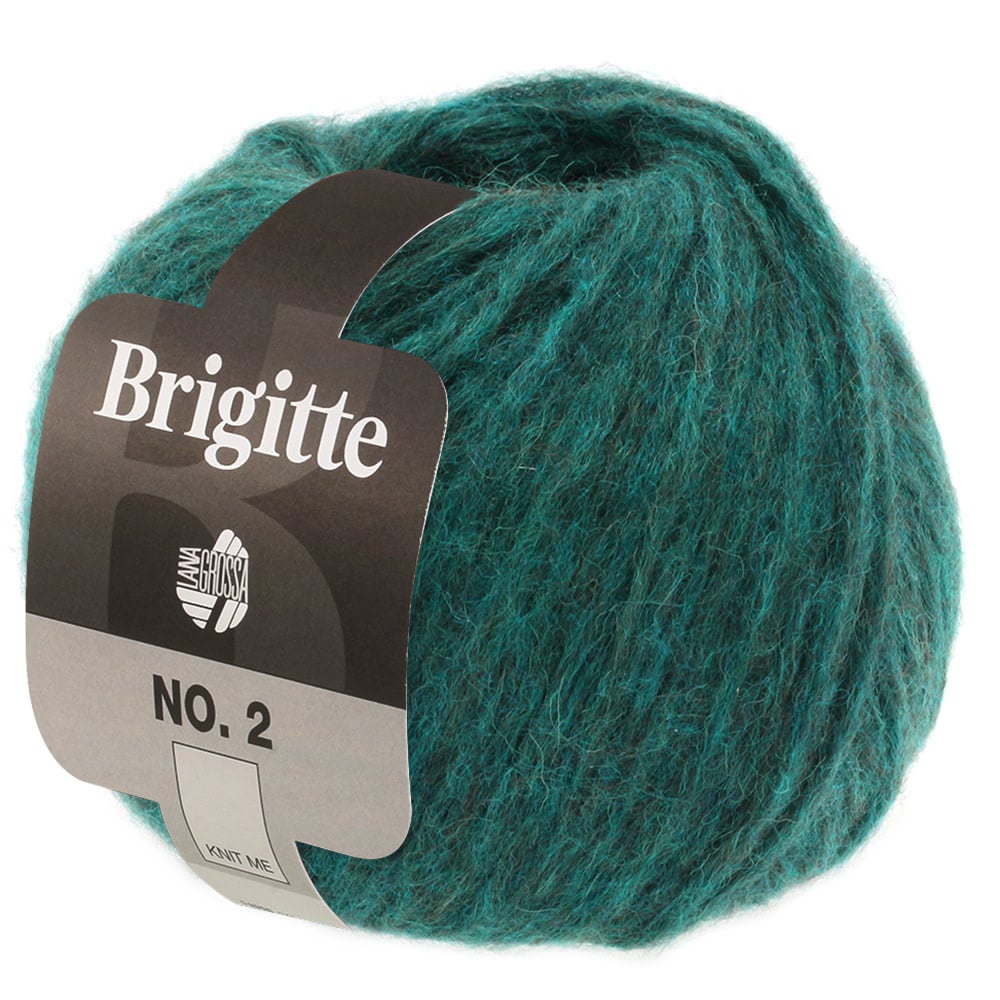 Lana Grossa Brigitte no2 -28 donkergroen