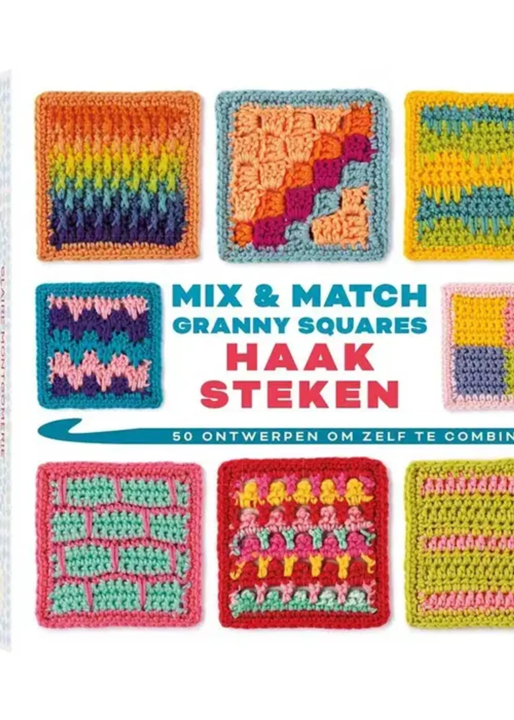Mix & Match granny squares - haaksteken - C. Montgomerie