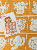 Haakpatroon Safari Avontuur Mozaiek Deken - L. de Vries