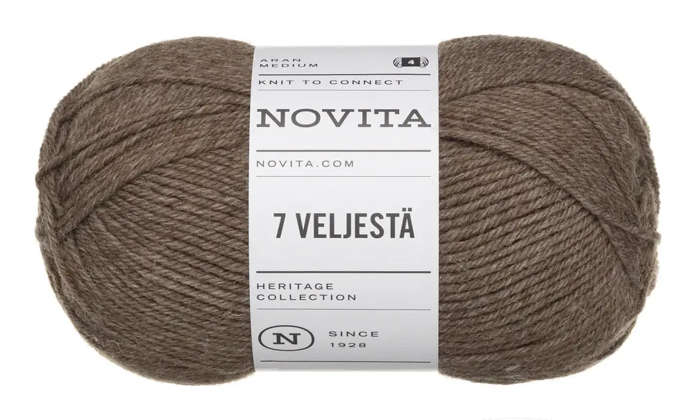 Novita 7 Veljestä 100g -068 metsäsieni (bospaddestoel)