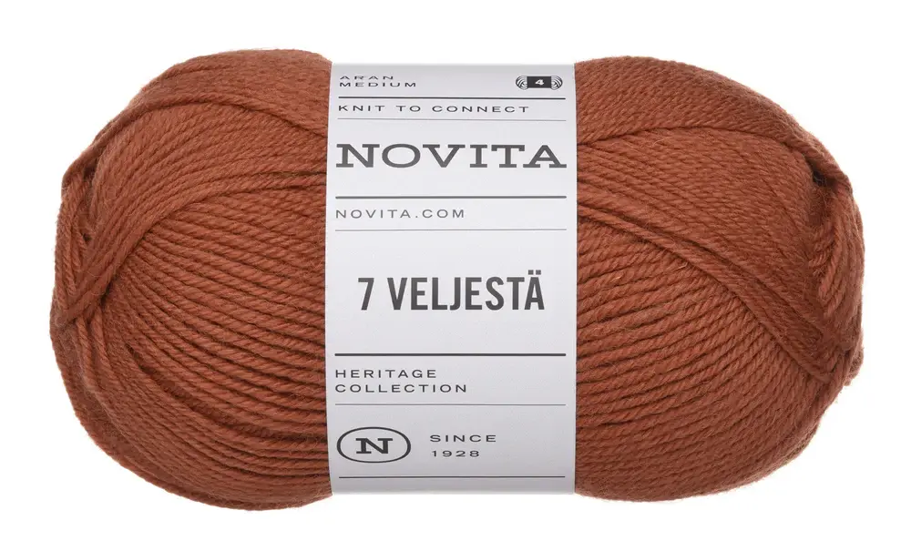 Novita 7 Veljestä 100g -644 pihlaja