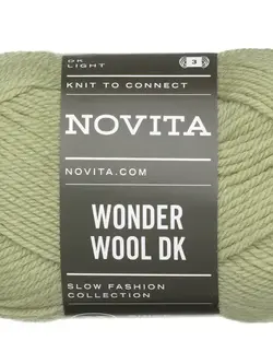 Novita Wonder Wool DK 50g -3161 vaalea salvia