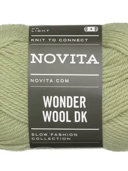 Novita Wonder Wool DK 50g -3161 vaalea salvia