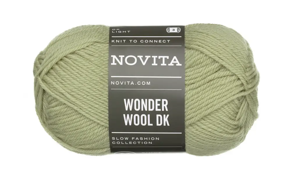 Novita Wonder Wool DK 50g -3161 vaalea salvia