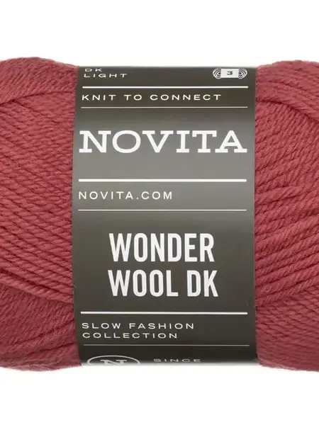 Novita Wonder Wool DK 50g -5471 puolukkamehu
