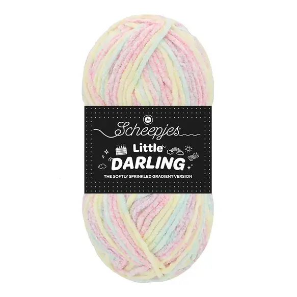Scheepjes Little Darling Sprinkled Gradient -Scheepjes -01 Snow C.