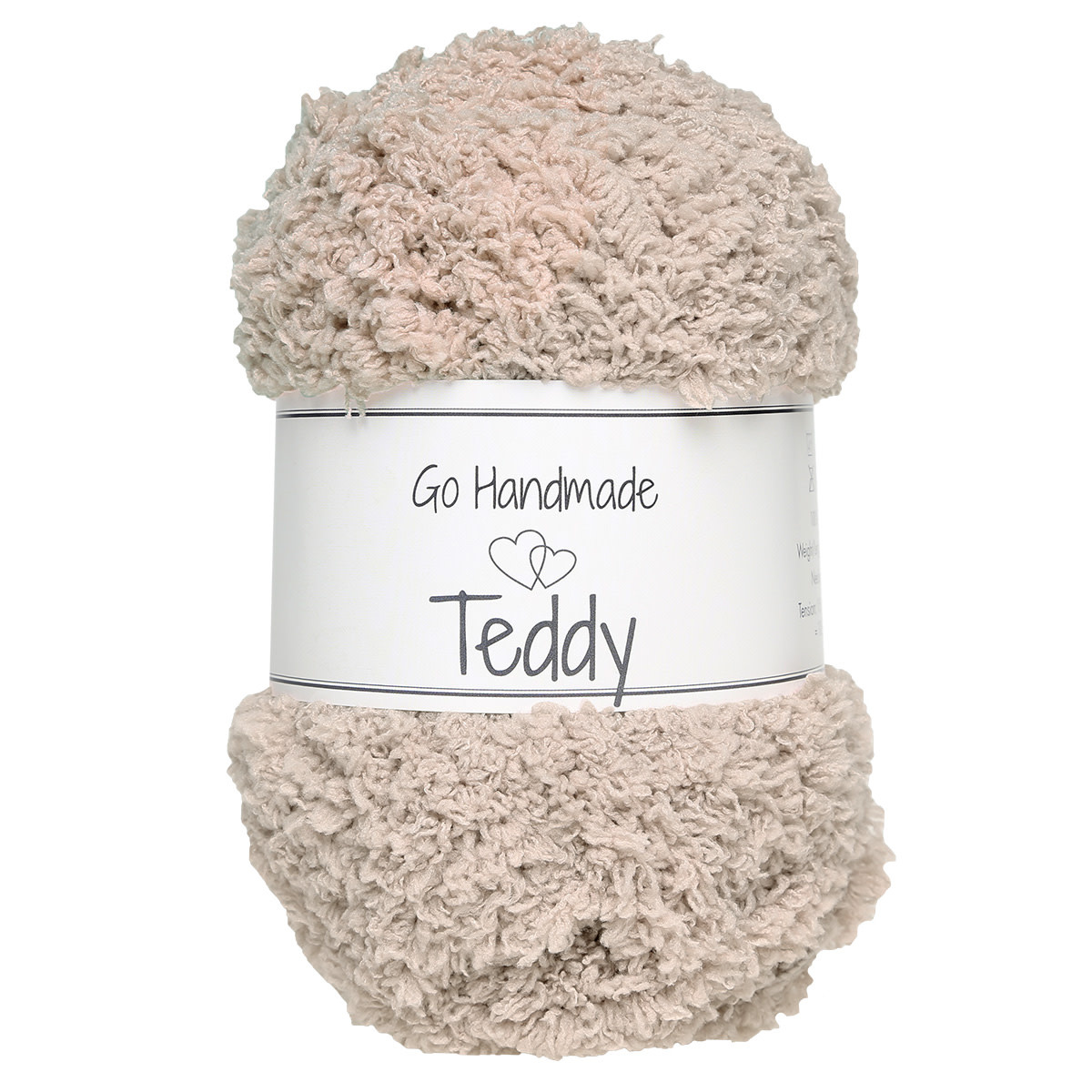 GoHandmade Teddy -Light Brown