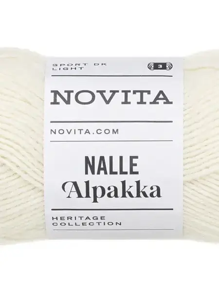 Novita Nalle Alpakka 50g -010 off white