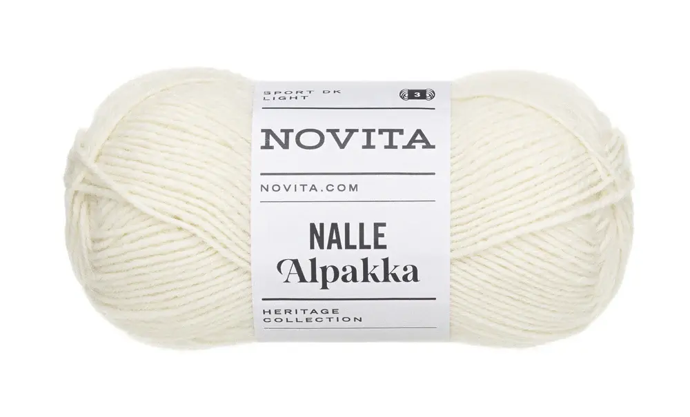 Novita Nalle Alpakka 50g -010 off white