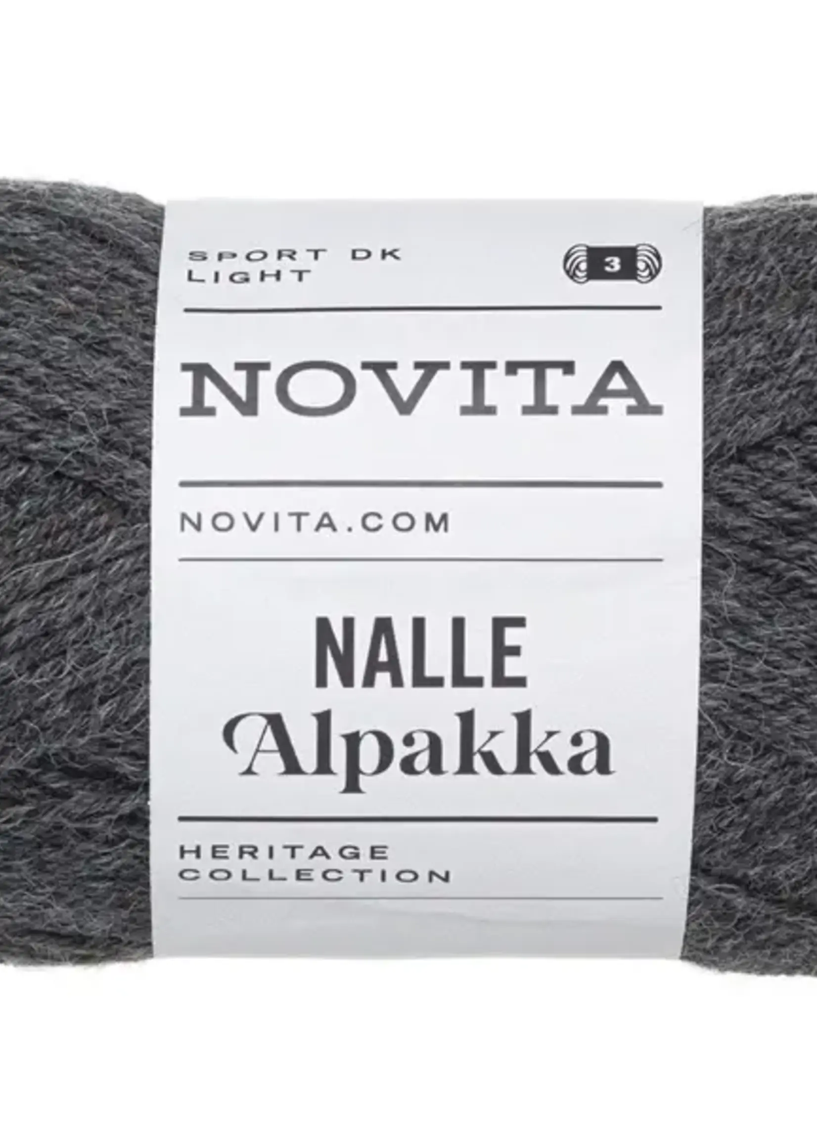 Novita Nalle Alpakka 50g -044 graphite (grafiet)