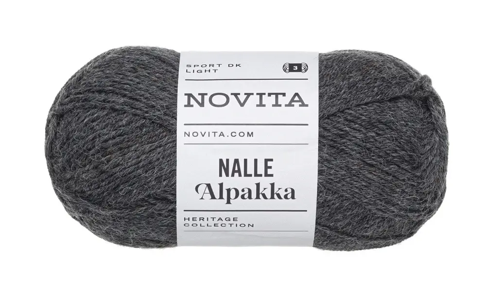 Novita Nalle Alpakka 50g -044 graphite