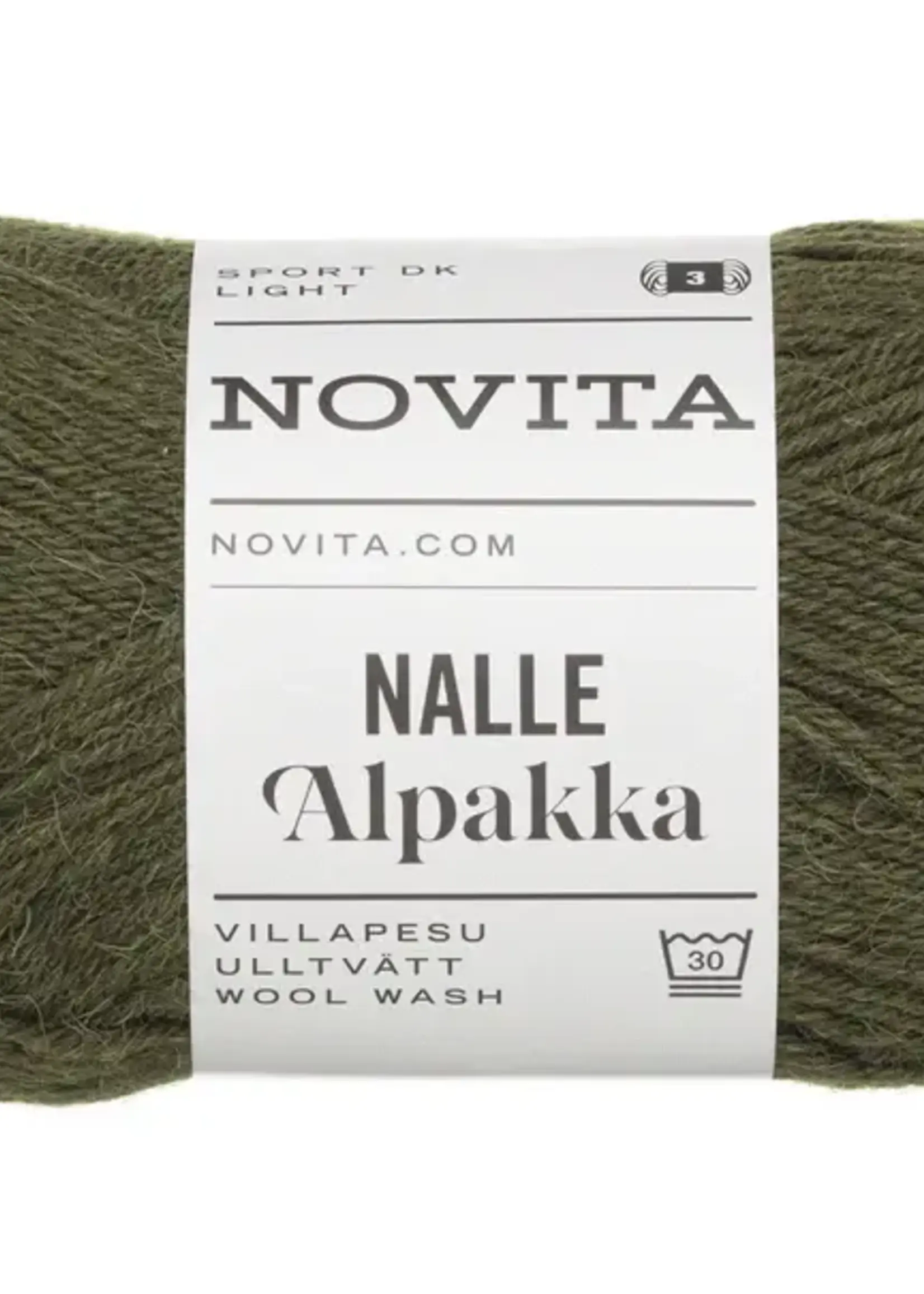 Novita Nalle Alpakka 50g -3211 peat moss