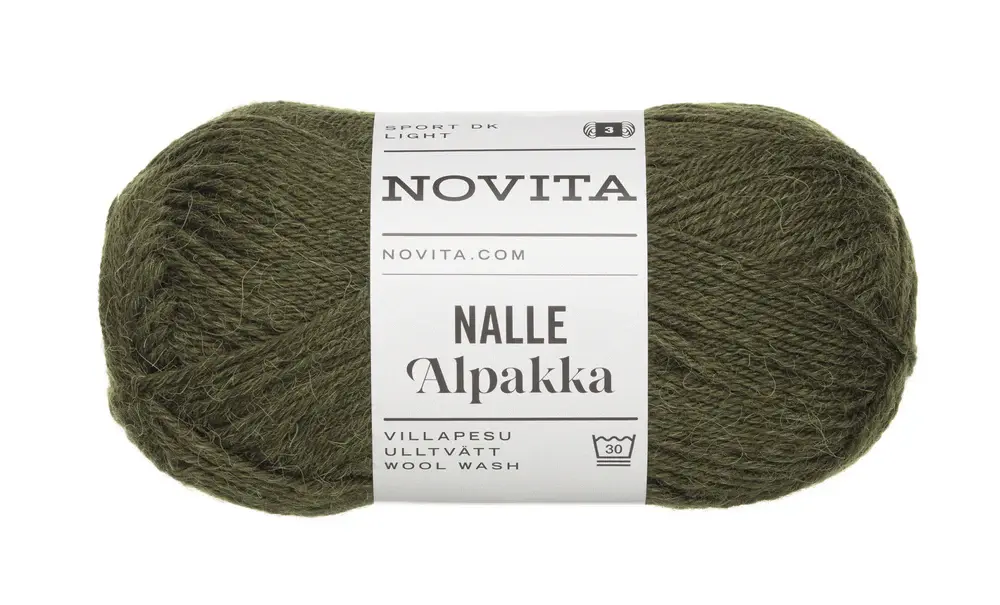 Novita Nalle Alpakka 50g -3211 peat moss
