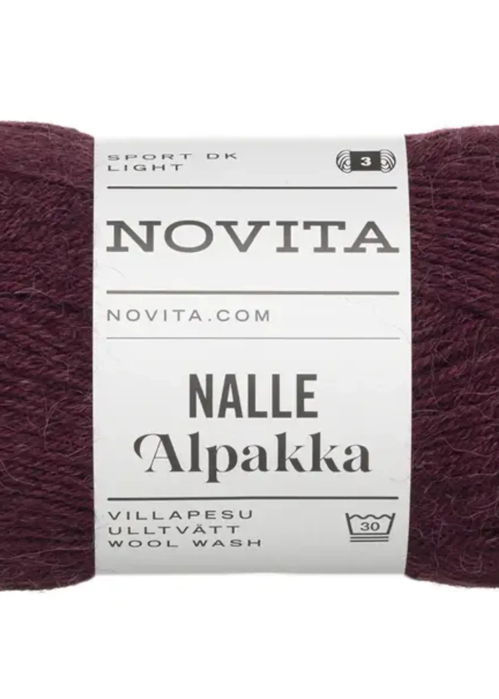 Novita Nalle Alpakka 50g -5481 chokeberrry