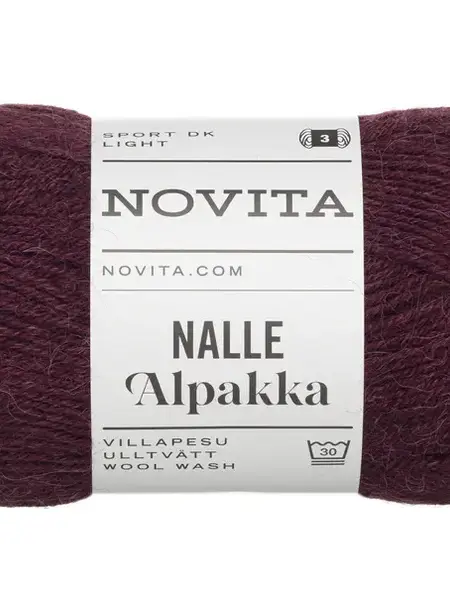 Novita Nalle Alpakka 50g -5481 chokeberrry