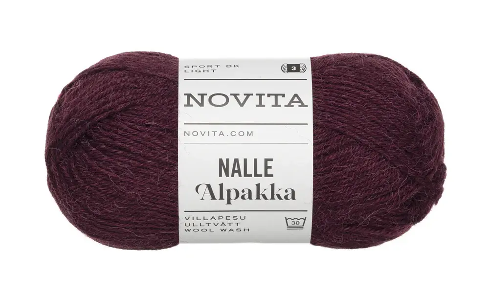 Novita Nalle Alpakka 50g -5481 chokeberrry