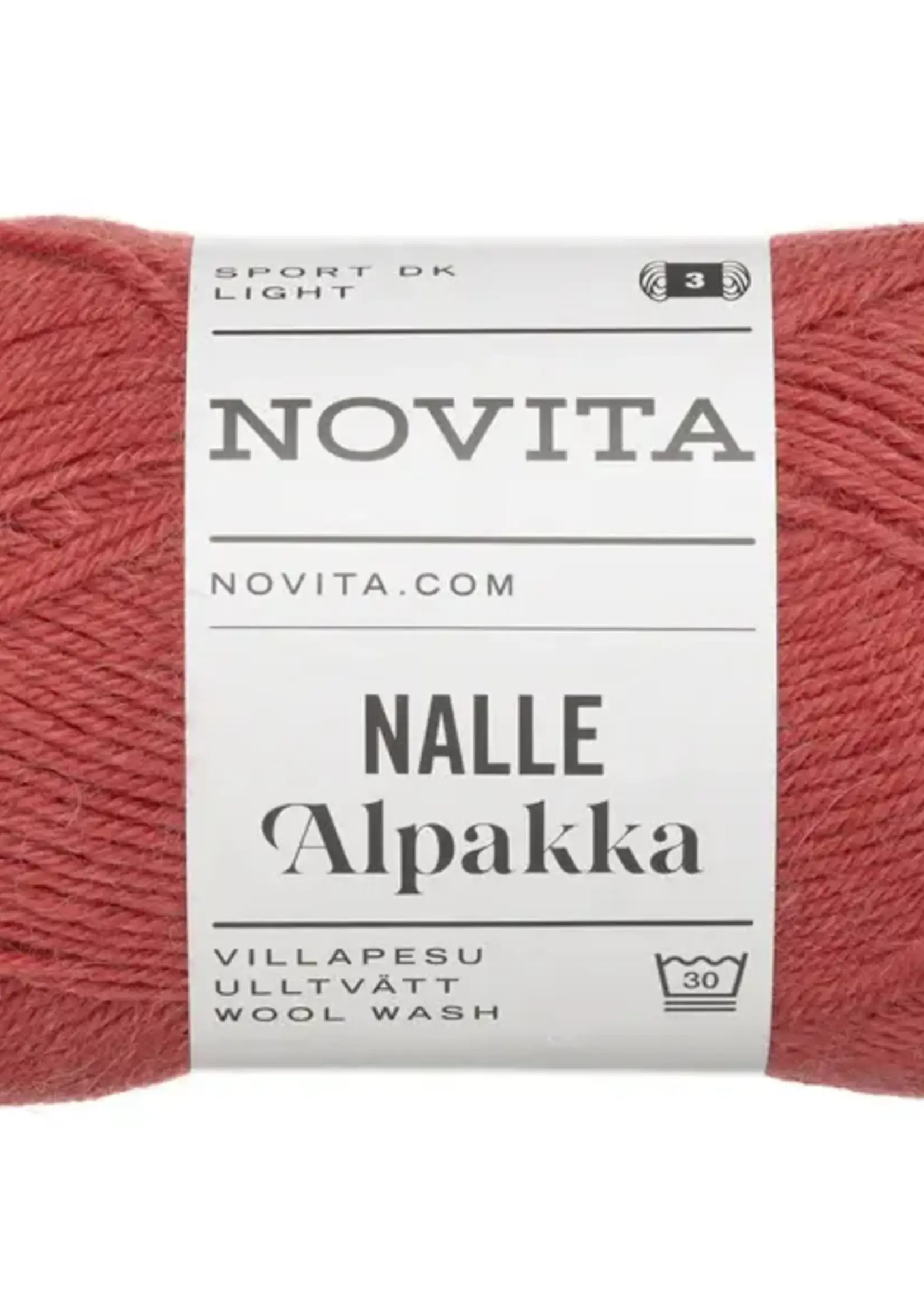 Novita Nalle Alpakka 50g -5311 lingonberry porridge