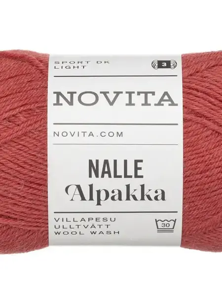 Novita Nalle Alpakka 50g -5311 lingonberry porridge