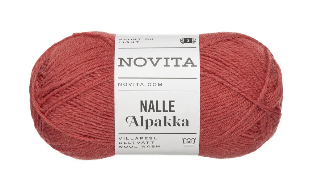 Novita Nalle Alpakka 50g -5311 lingonberry porridge