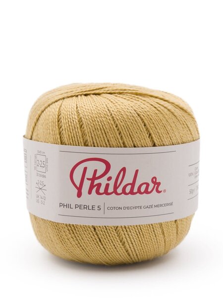 Phildar Phil Perle 5 - Phildar -Jaune d'or