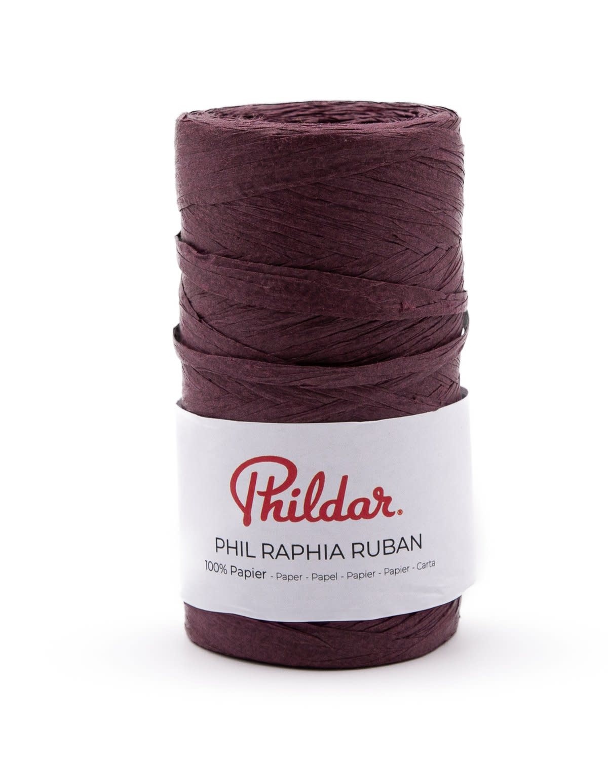 Phildar Phil Raphia Ruban -aubergine